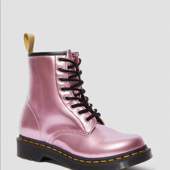Dr.Martens -Pink Goldmix1460 Smooth Vegan Leather NWT